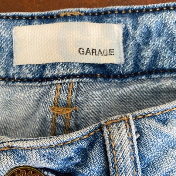 Garage Girlfriend Denim Shorts Distressed Size S - Picture 5 of 11